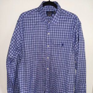 POLO Ralph Lauren PLAID Classic fit, cotton stretch dress shirt